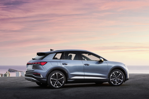 Audi Q4 e-tron Quattro Compact SUV Side Exterior